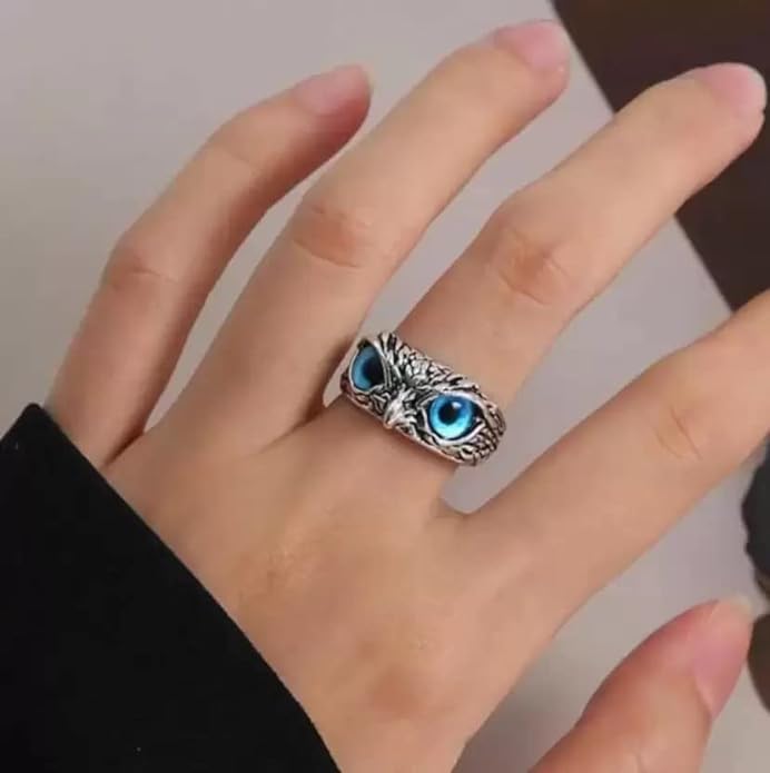 Owl Eye Ring For Men & Women