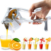 Heavy Duty Aluminum Metal Manual Fruit Juicer Squeezer Premium Quality Lemon Orange Juicer