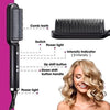 Hair Straightener Electric Comb Brush