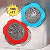 Sink Strainer for Kitchen Sink Drain Stopper (Pack of 2)