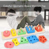 Geometric Shape Matching 5 Column Blocks Learning Toys