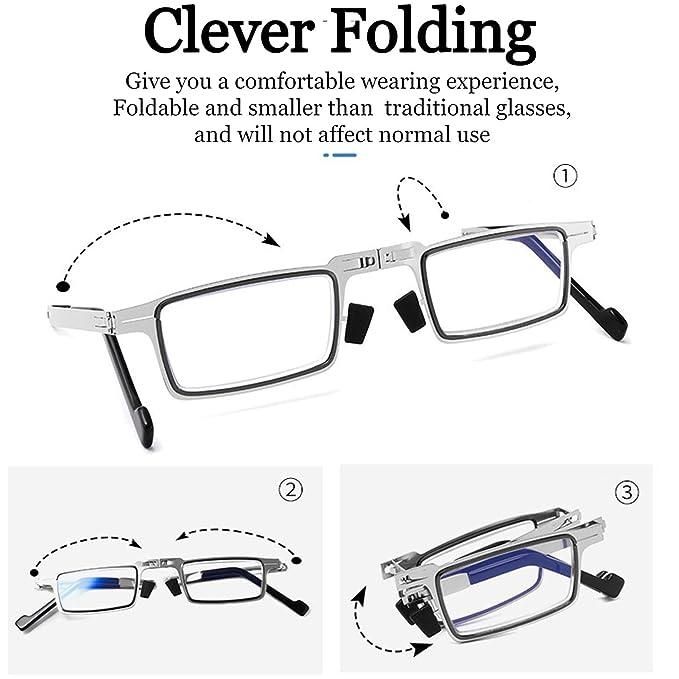 Foldable Lightweight Compact Portable Rectangle Eyewear