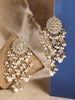 Karatcart GoldPlated Fashion German Dangler Stylish Fancy Party Wear Tassel Earrings