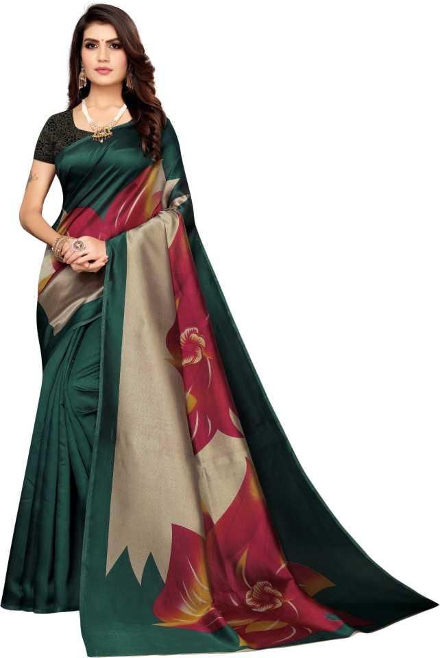 Unique Printed Art Silk Sarees